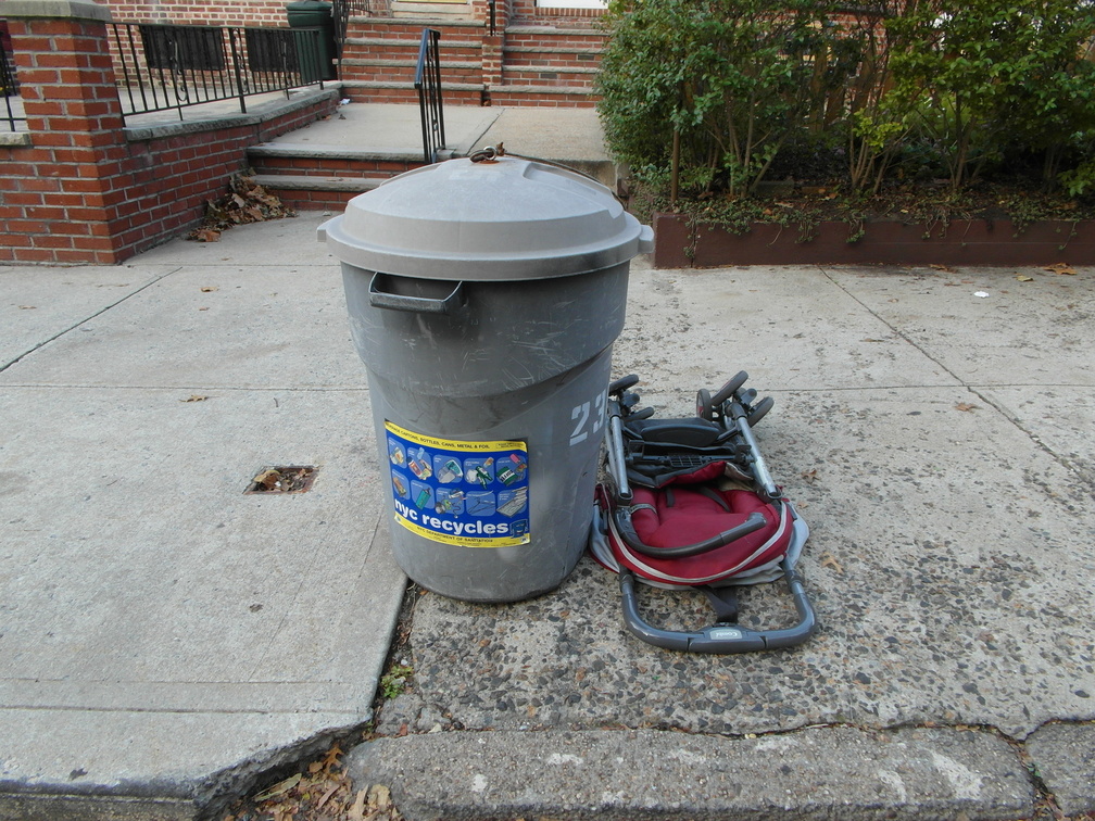 NYC Recycles... Baby Strollers?