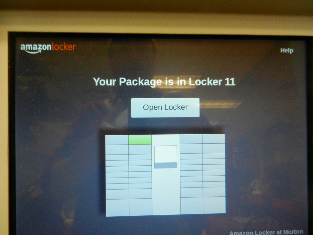 Amazon Locker: Package is in Locker 11