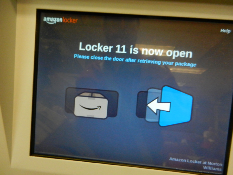 Amazon Locker 11 is now open