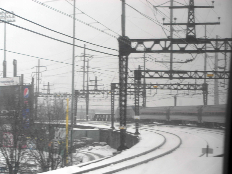 Bridgeport, Connecticut. Amtrak #86, NYC to Providence