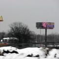 McDonalds, Alan Alda. Amtrak #86, NYC Penn Station to Providence, Rhode Island