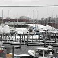 Crocker's Boat Yard. New London, CT. Amtrak #86, NYC to Providence