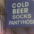 Beer. Socks. Pantyhose.