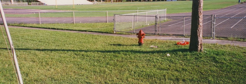 High School Fire Hydrant.