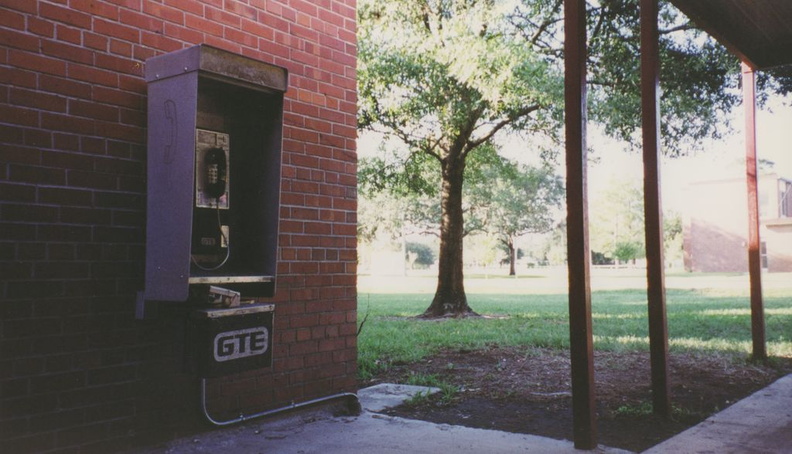 High School Payphone with GTE Phone Book