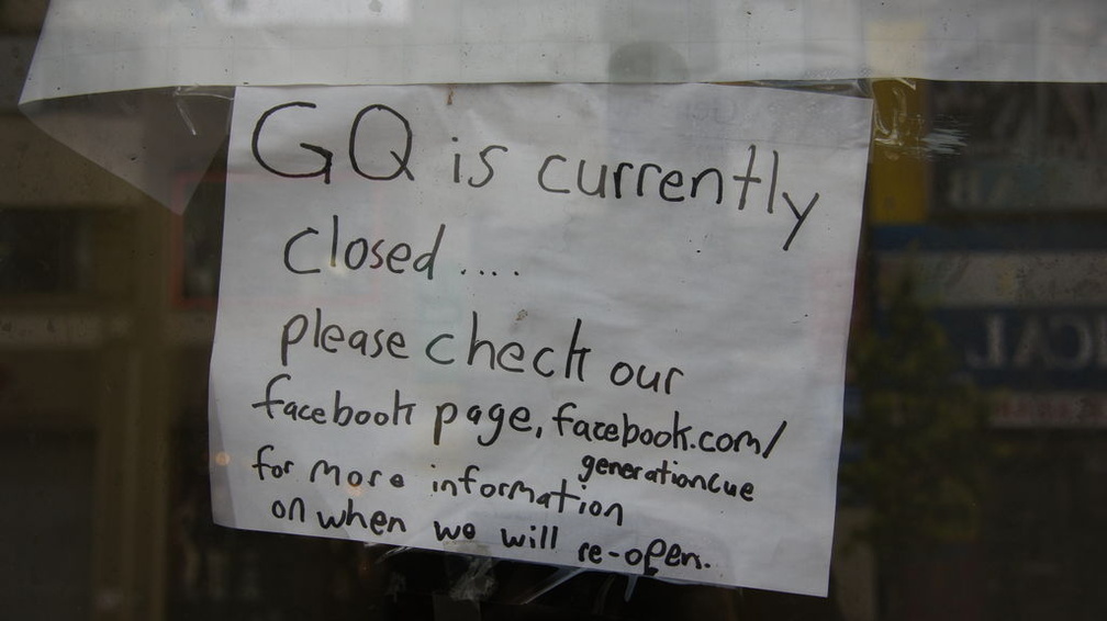 GQ ic Currently Closed...