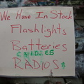 Flashlights Batteries Radios