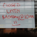 Closed Until Monday =)