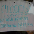 CLOSED!