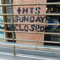 this sunday closed