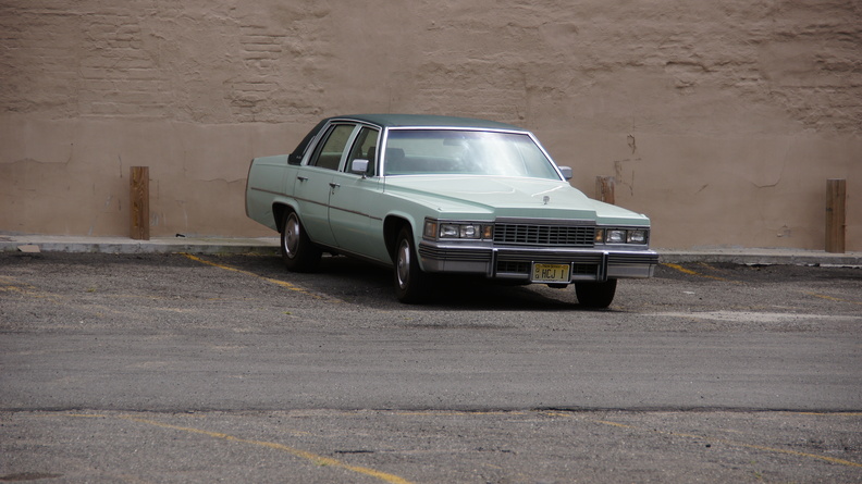 Cadillac with &quot;Historic&quot; New Jersey Plates