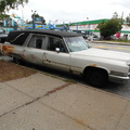 Old Hearse Parked on Northern Boulevard