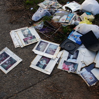 Discarded Family Photo Album