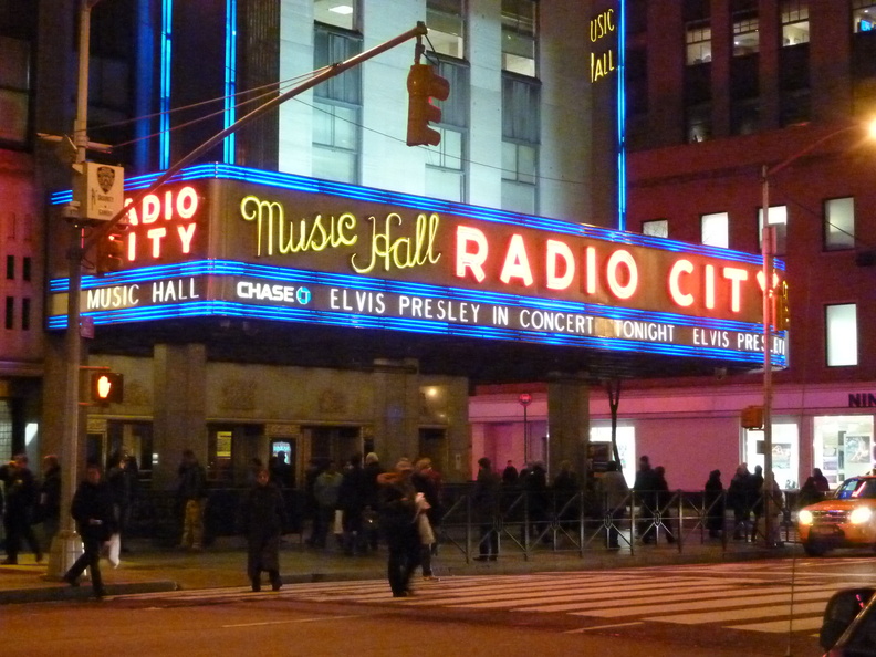 Radio City Music Hall, Site of Elvis Presley in Concert