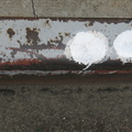 Paint Spots on NYC Sewers