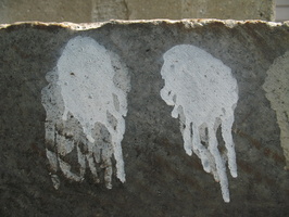 Paint Spots on NYC Sewers