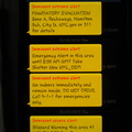 Emergency Alerts from the February Blizzard, and from Sandy.