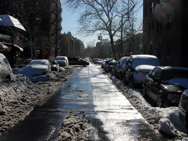 Streets were plowed quickly, unlike in previous storms