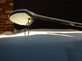 Basketball hoop, felled by the storm?