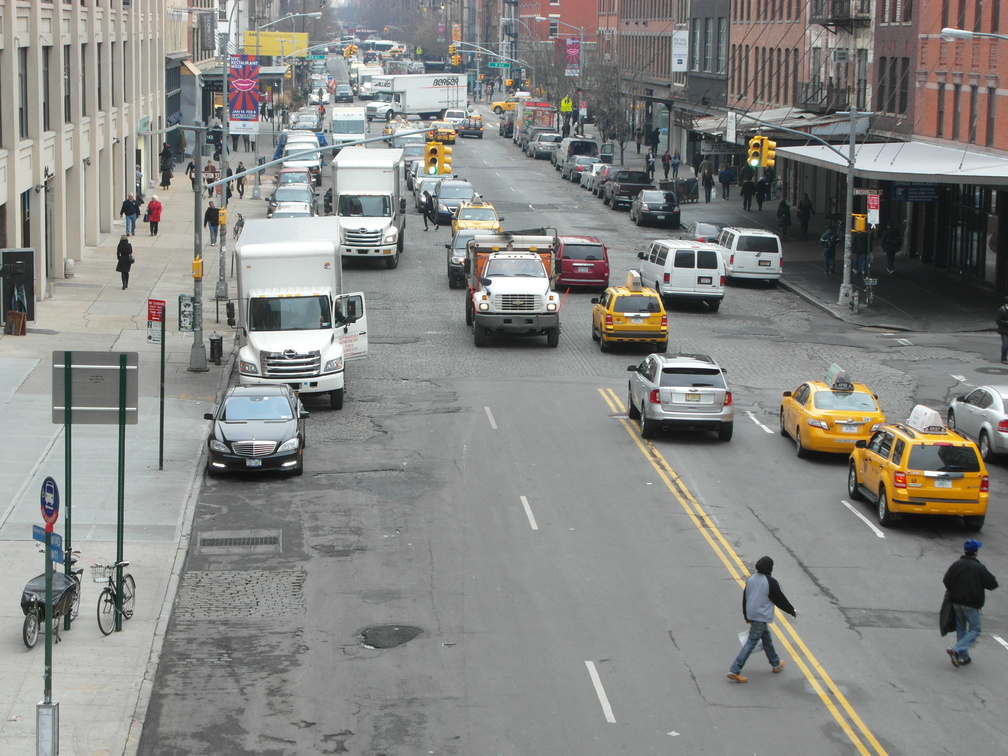 View from The High Line, Chelsea, NYC