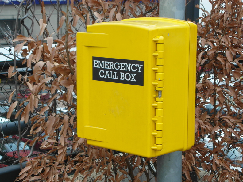 Emergency Call Box at The High Line, Chelsea, NYC