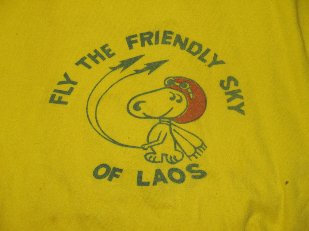 Fly the Friendly Sky of Laos T-Shirt, Front