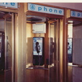 Row of Rotary Dial Phone Booths