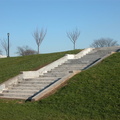 Staircase. Rainey Park, Long Island City. November 30, 2003