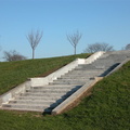 Staircase. Rainey Park, Long Island City. November 30, 2003