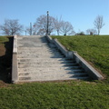 Staircase. Rainey Park, Long Island City. November 30, 2003