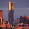 The new Ghery building, near the Brooklyn Bridge. 