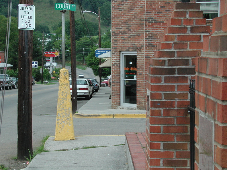 Court Street and Main Street. Sneedville, TN.