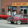 Kids Hanging Out Outside The Smoke Shop. Sneedville, Tennessee. Summer, 2000.