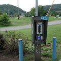 Payphone owned by CPMC. 423-272-3417. Sneedville, Tennessee. Summer, 2000.