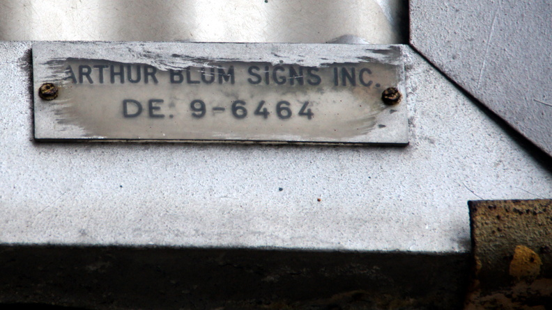 DEwey 9-6464. Arthur Blum Signs.