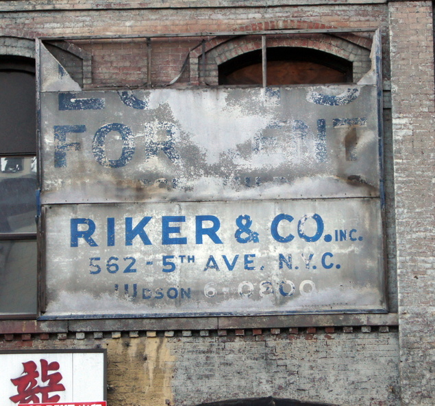 JUdson-6-0800. Riker &amp; Co. Real Estate. Seen on Canal Street.