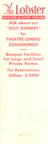 JUdson 2-0400, The Lobster Restaurant, 145 West 45th St., NYC