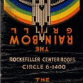 CIrcle 6-1400, The Rainbow Room, Rockefeller Center Roofs, NYC