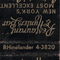 RHinelander 4-3820, Jager House, Lexington Ave & 85th St., NYC