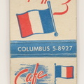 COlumbus 5-8927, Cafe de France, 313 West 46th Street, NYC