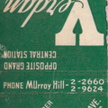 MUrray Hill 2-2660/9624. Verdan Bar & Grill. Vanderbilt Ave.