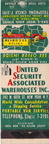 CIrcle 7-3191. United Security Associated Warehouses Inc. 243 W. 60th St., New York NY