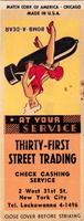 LAckawanna 4-1496. Thirty-First Street Trading (Bomb-A-Dear). 2 West 31st St., New York City