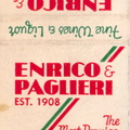 ALgonquin 4-4658. Enrico &amp; Paglieri Italian Restaurant. 64 West 11th St.