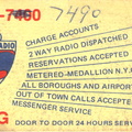 KH-1-7400/7490. UTOG (United Taxi Owners Guild). Phone Number seen in "Taxi Driver".