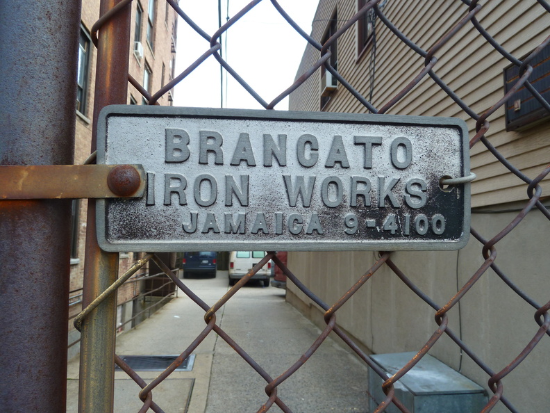 JAmaica 9-4100. Brancato Iron Works.