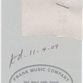 JUdson 2-1999 (retro-chic usage). Frank Music Company.