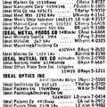 One Column from the 1953 New York City Directory