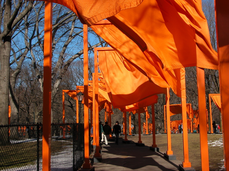 Christo: The Gates. February 23, 2005