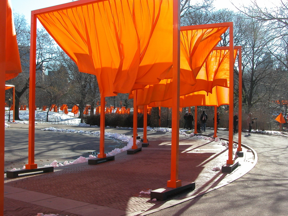 Christo: The Gates. February 23, 2005